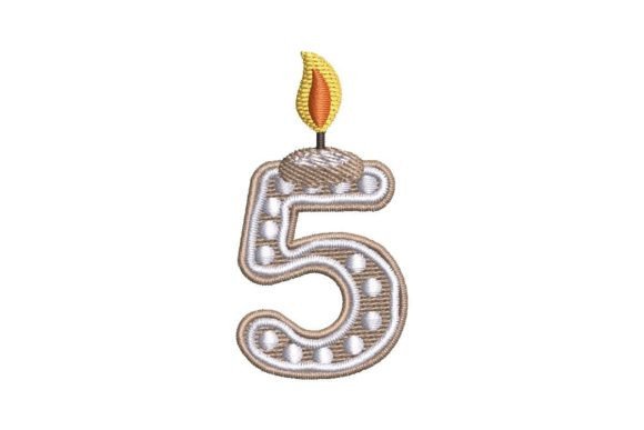 Birthday Candle Number 5