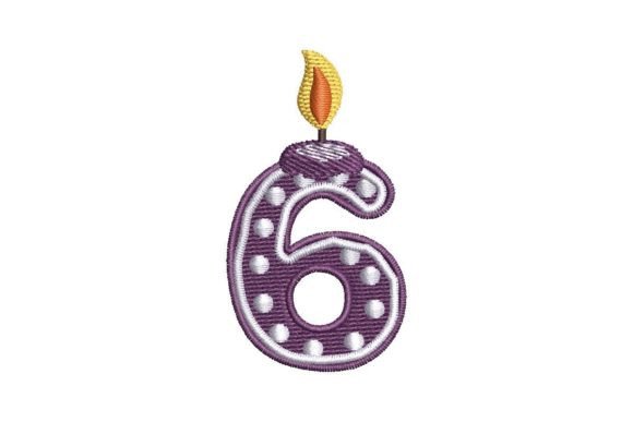 Birthday Candle Number 6