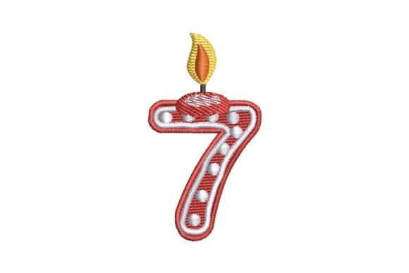 Birthday Candle Number 7