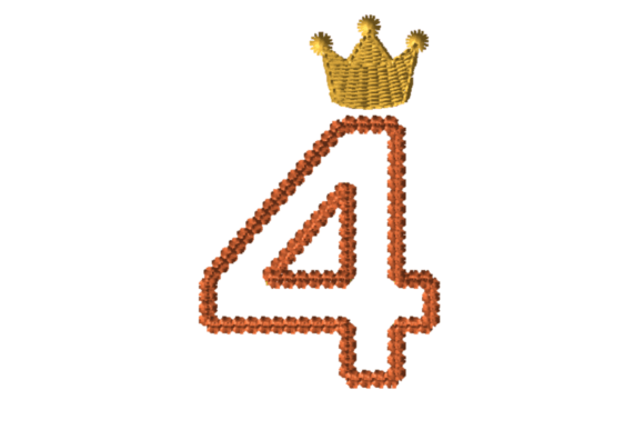 Crowned Number Four