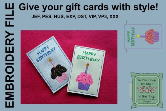 Cupcake Gift Card Holder