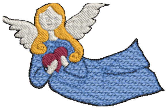 Folk Art Angel Heart