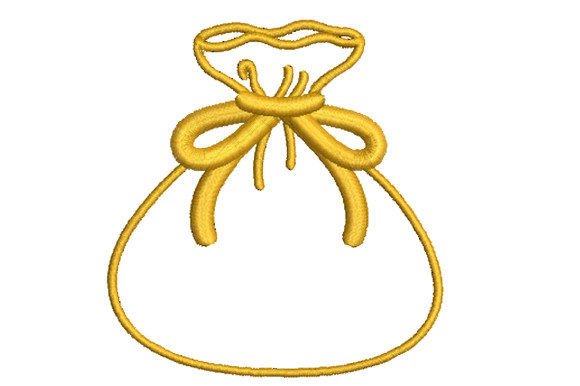 Gift Bag with Gold Money