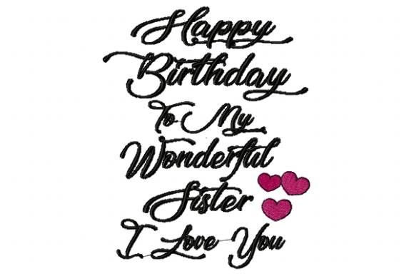 Happy Birthday Sister
