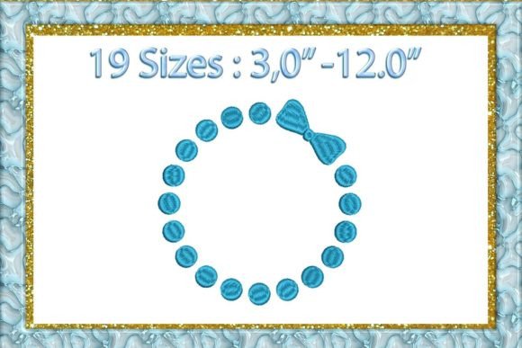 Pearl and Bow Monogram Frame