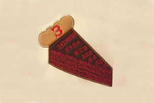 Pi Pie Applique